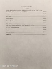 Log Cabin Estimated Construction Costs M