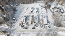 Mobile Park & Lot Aerial