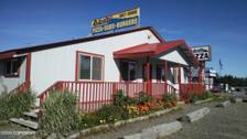 Rosco's Pizza building in Ninilchik