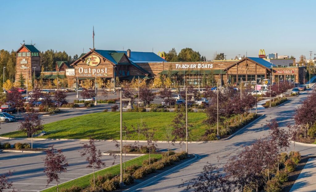 Bass Pro Shop at Glenn Square Shopping Center Anchorage Alaska.